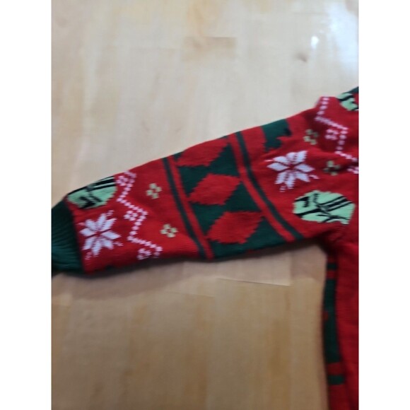 Star Wars Baby Yoda "I Was Cute All Year" Green-Red Christmas Sweater-12 Month's - Picture 16 of 16